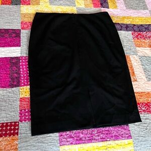 Size 6 Kenneth Cole New York Black Pencil Skirt